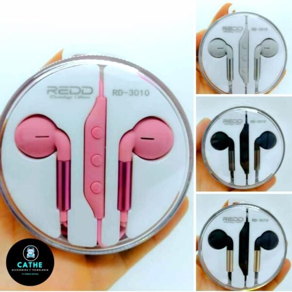 Audífonos Red 3010 Bass con Regulador de Volumen y Handsfree