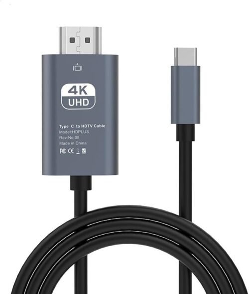 Cable Adaptador HDMI a Tipo c 4K de 2 metros