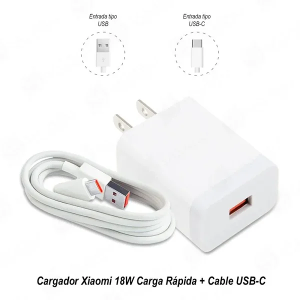 Cargador Redd de Carga Rápida RD-03T En Tipo C