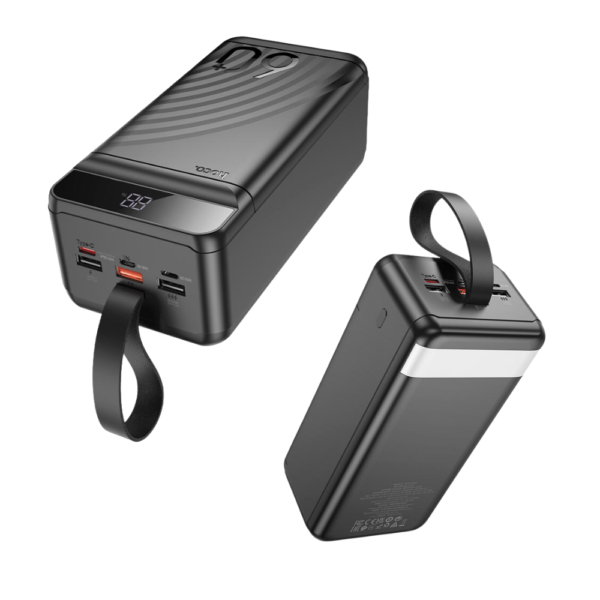 Power Bank Hoco Carga Rápida J123C con Linterna LED 60.000mAh