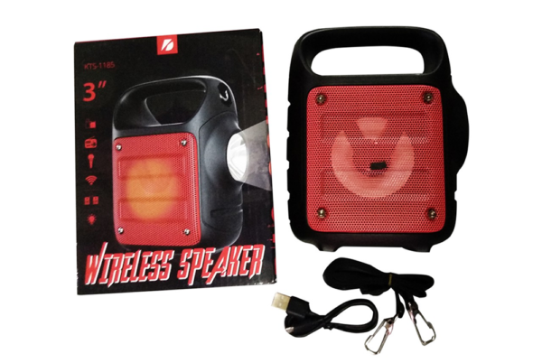 3 Parlante Portátil KTS-1185 Bluetooth