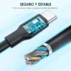 Cable USB Tipo C 1M 2.1A 1 HORA