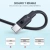 Cable USB Tipo C 1M 2.1A 1 HORA