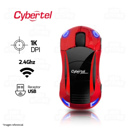 Mouse Cybertel Carrera M301 Inalámbrico